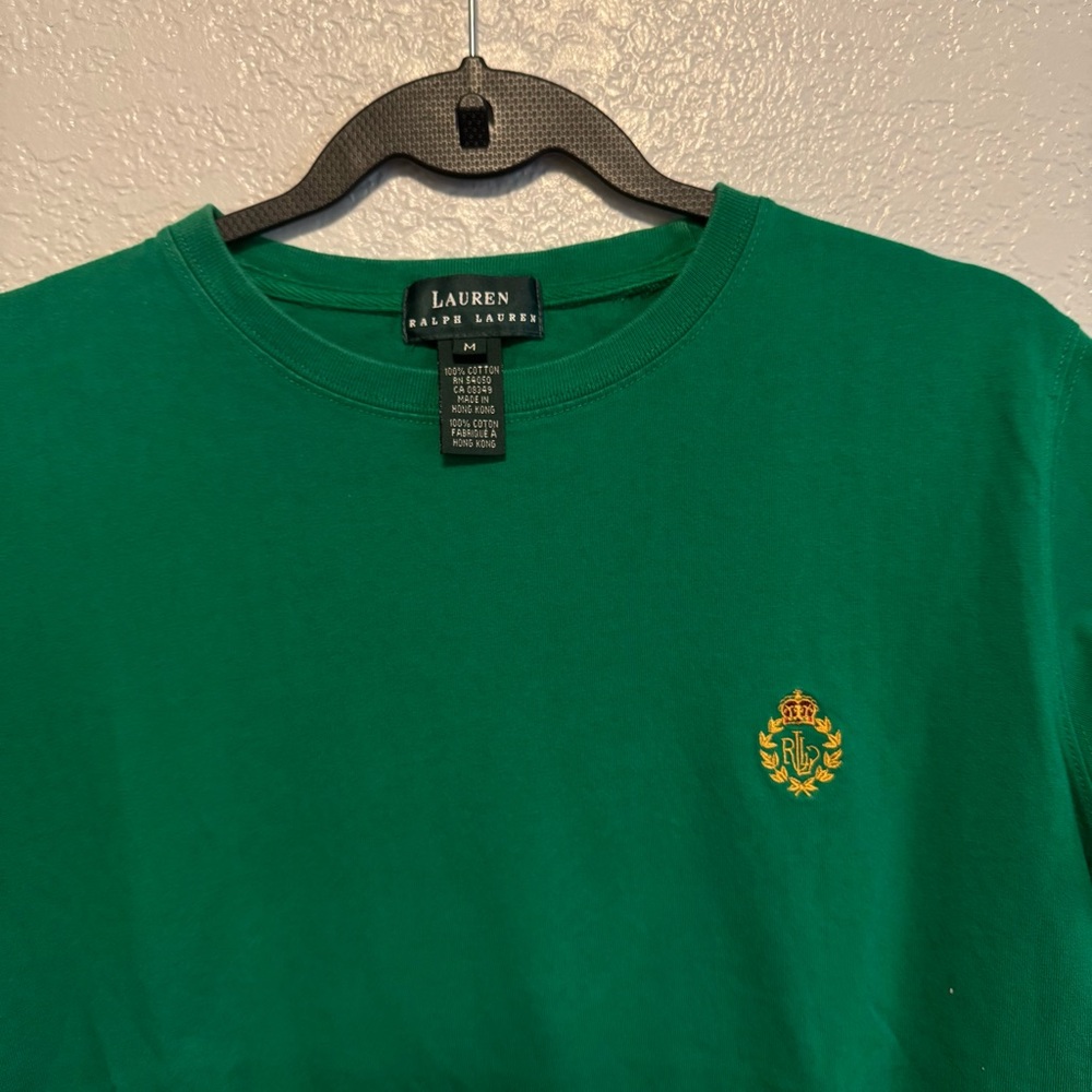 Ralph Lauren Women's Green Short Sleeve Tee